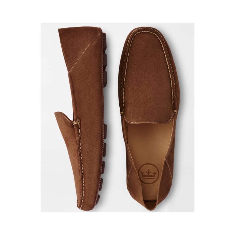 Peter Millar suede leather men’s loafers